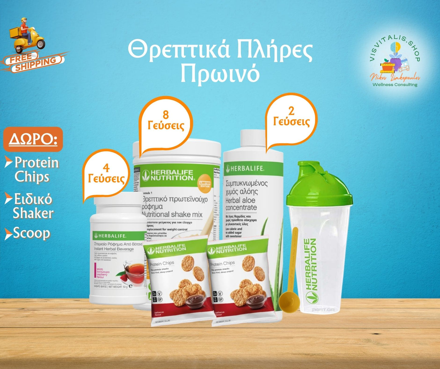 Πακέτο - Θρεπτικά πλήρες πρωινό